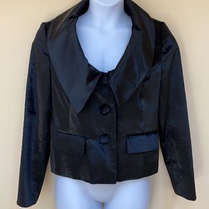 Ellen Tracy Fitted Velvet Jacket Size 12